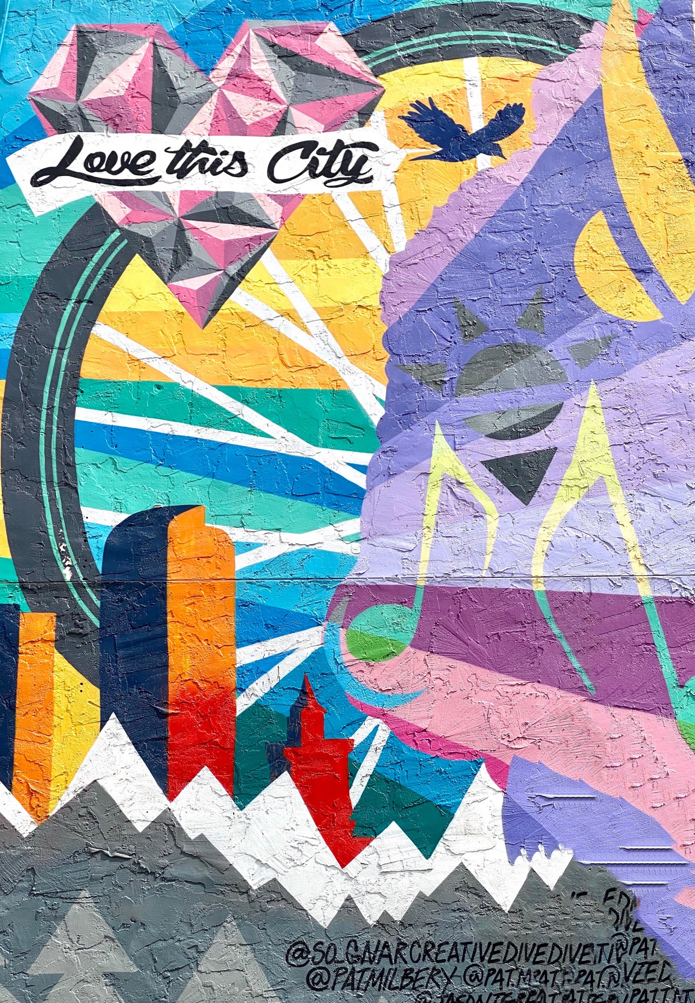 mural in Denver by artist Pat Milbery.