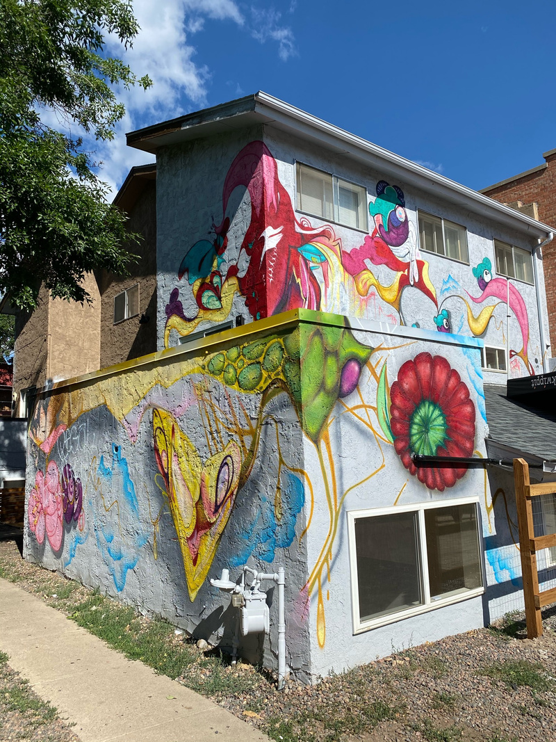 mural in Boulder by artist unknown.