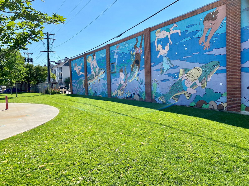 mural in Boulder by artist unknown.