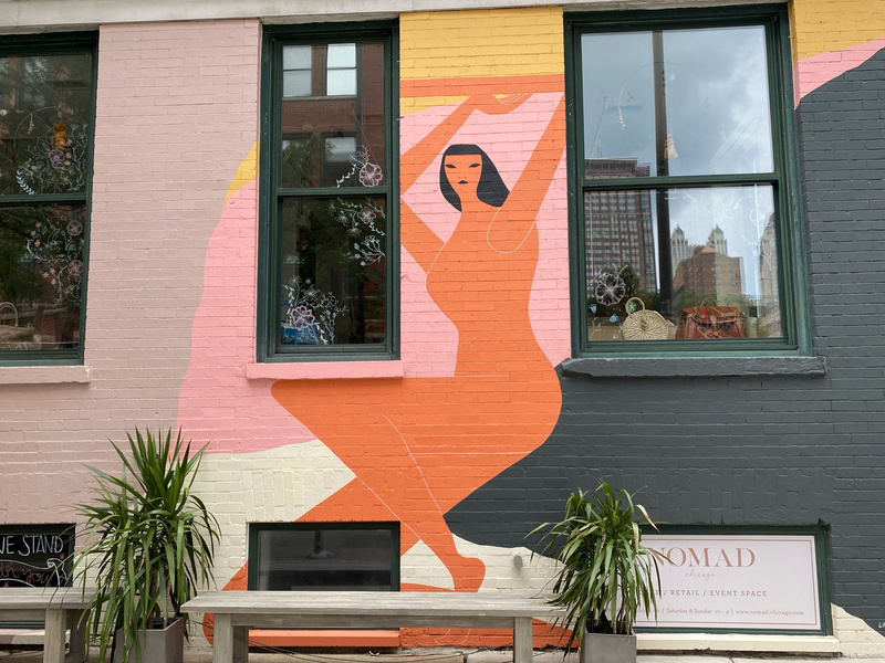 mural in Chicago by artist Laura Berger.