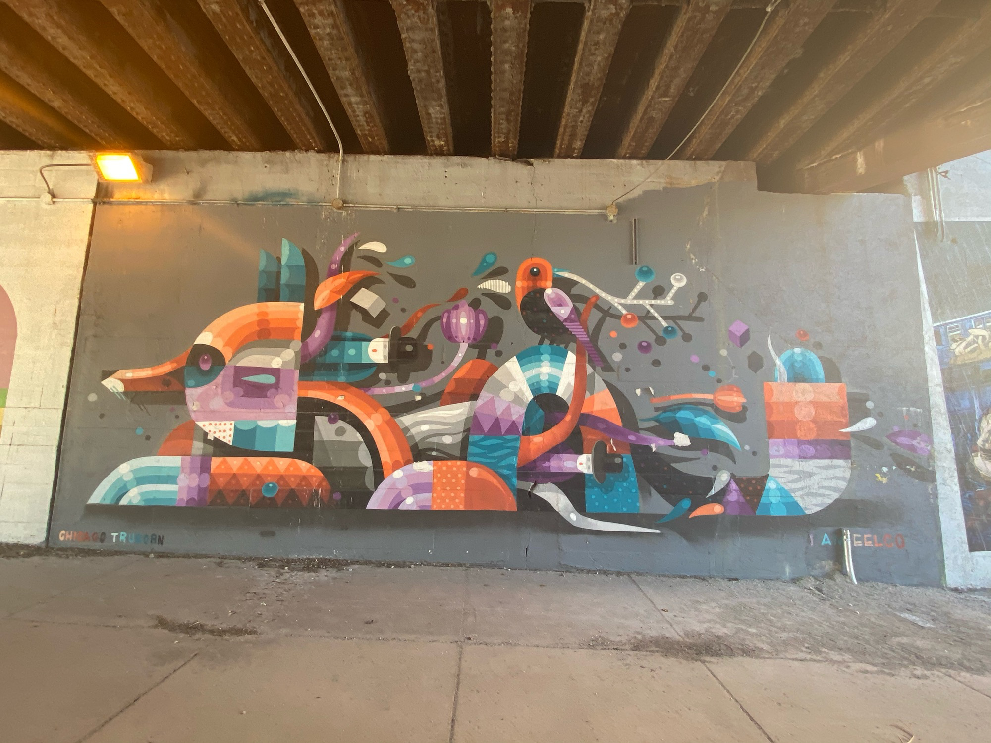 mural in Chicago by artist EELCO.