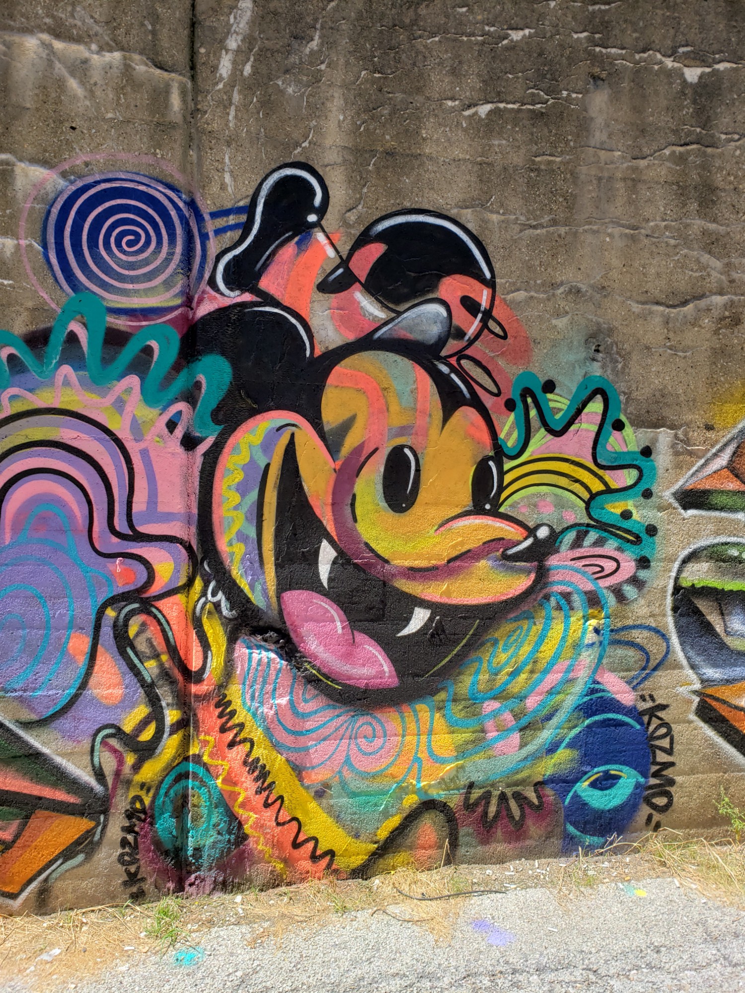 mural in Chicago by artist KOZMO.