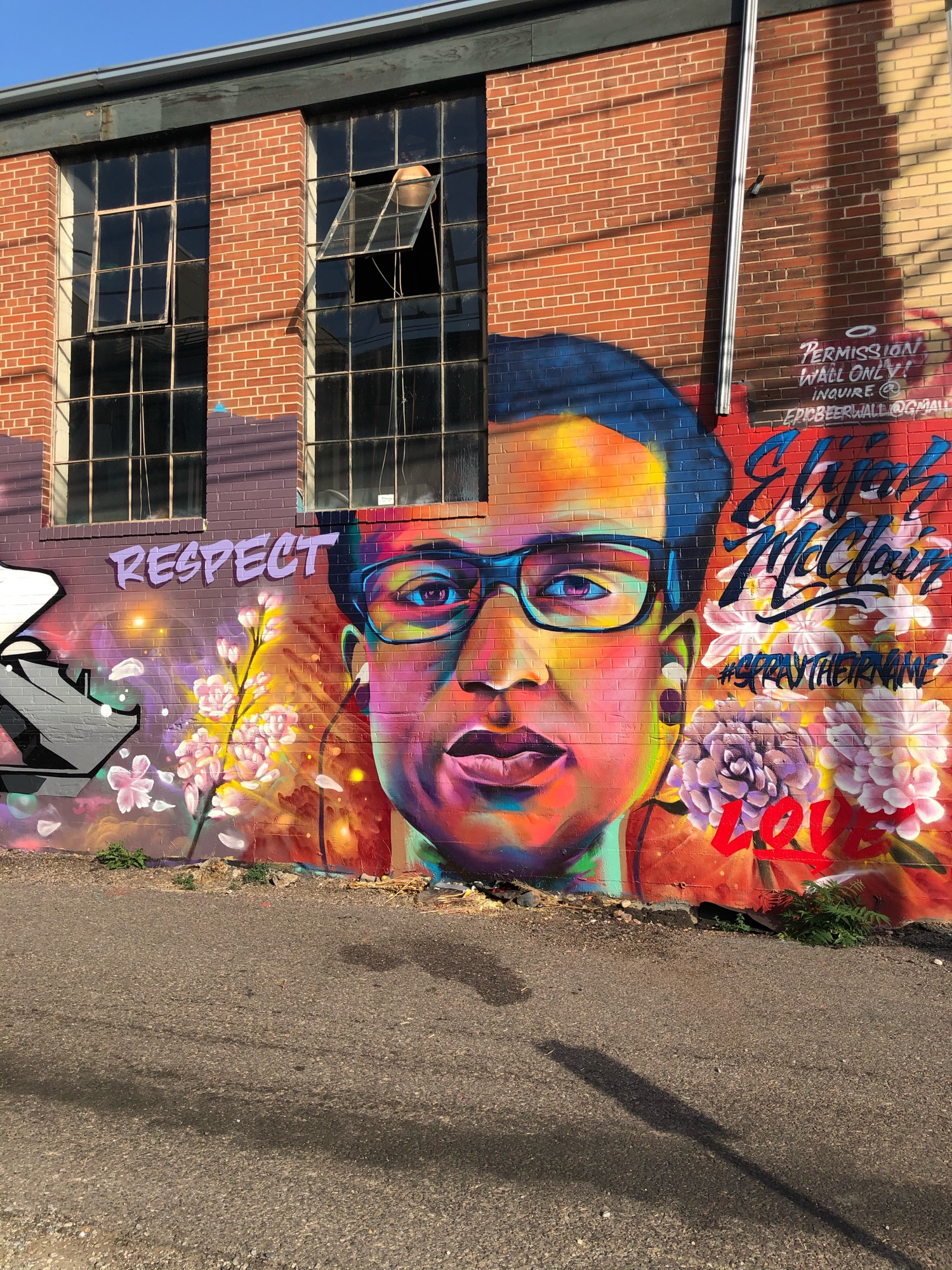 mural in Denver by artist unknown. Tagged: Elijah McClain