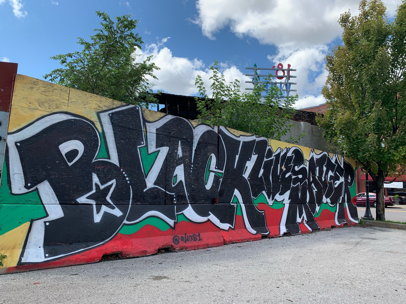 mural in Kansas City by artist unknown.