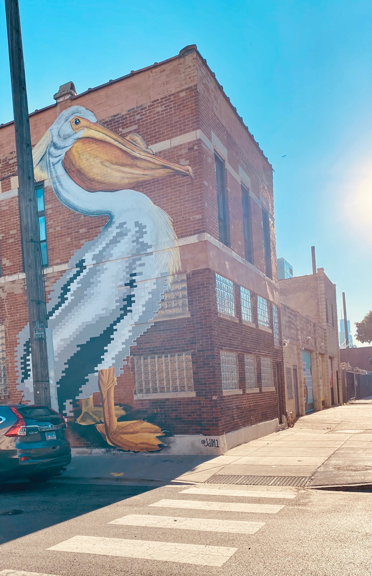 mural in Chicago by artist Juan De La Mora. Tagged: animals