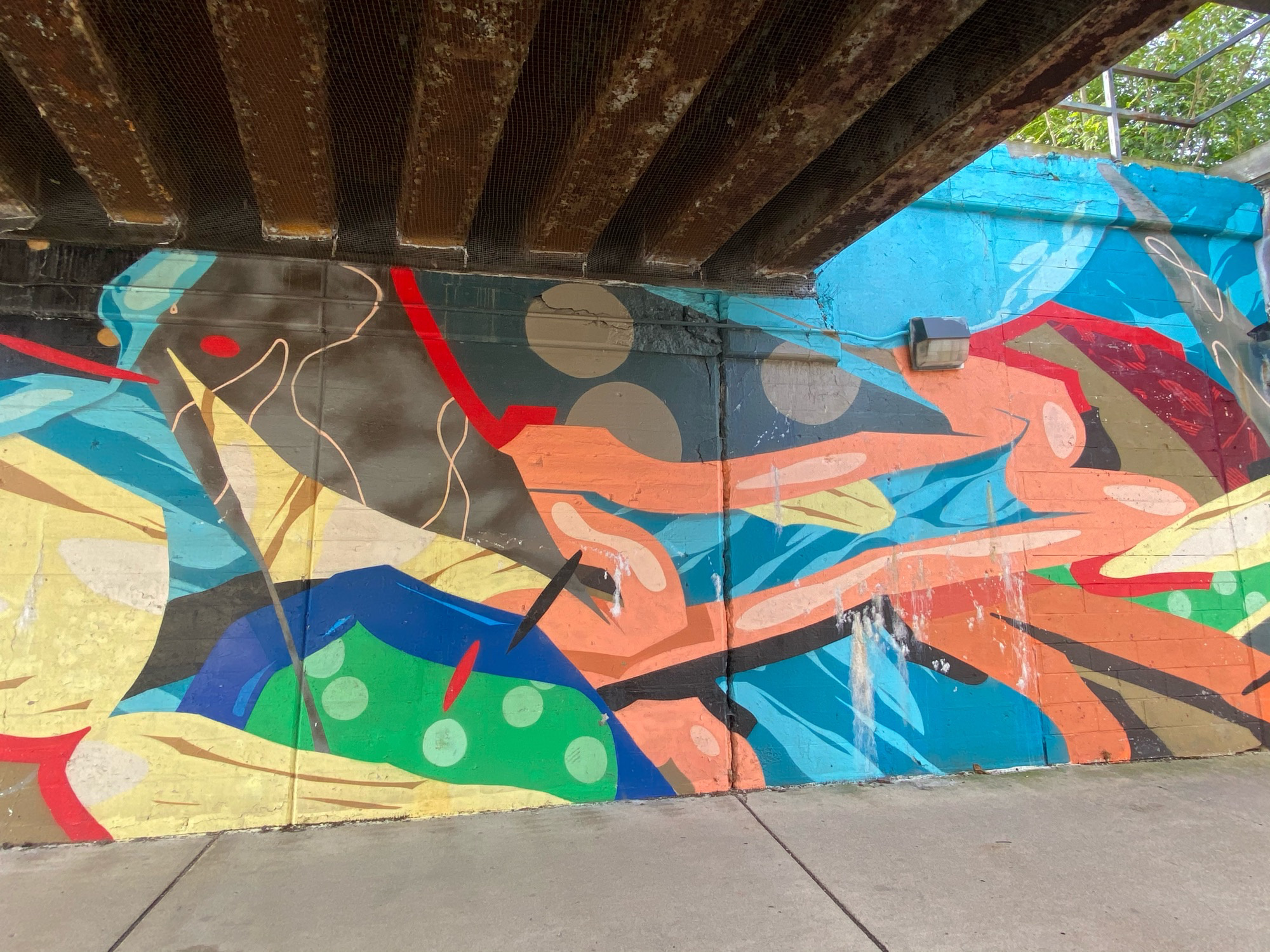 mural in Evanston by artist Rubén Aguirre.