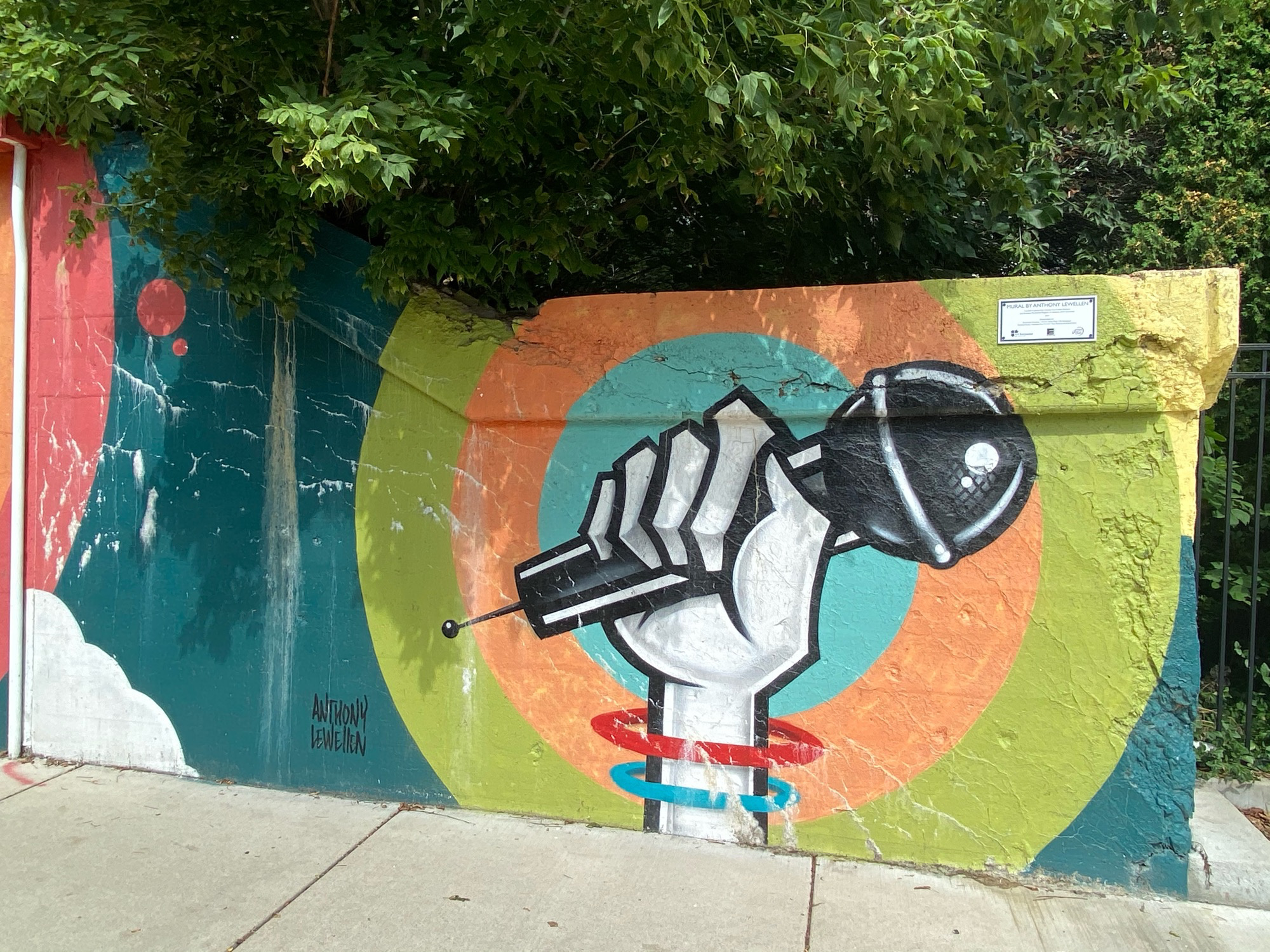 mural in Evanston by artist Anthony Lewellen.