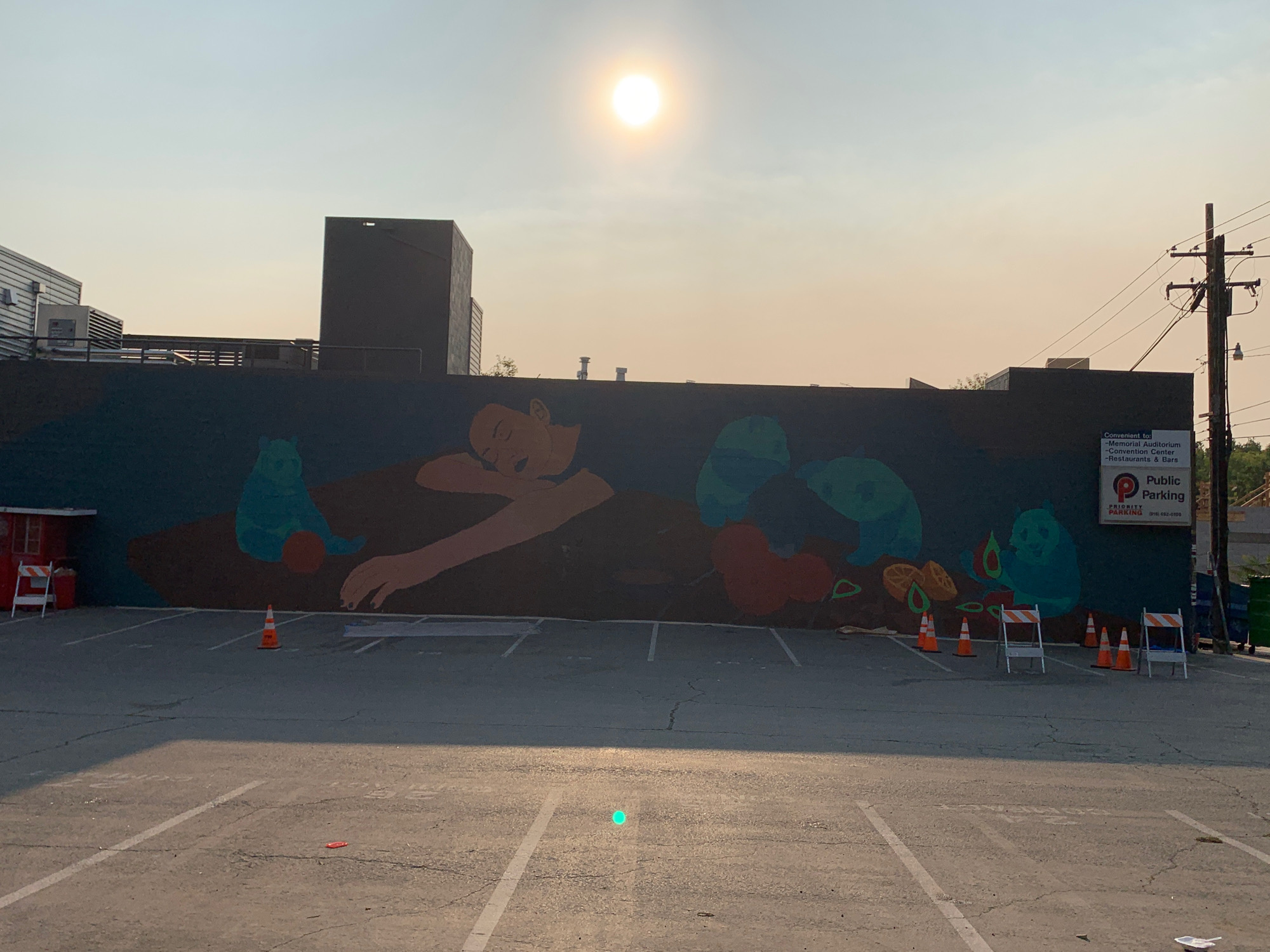 mural in Sacramento by artist MJ Lindo.