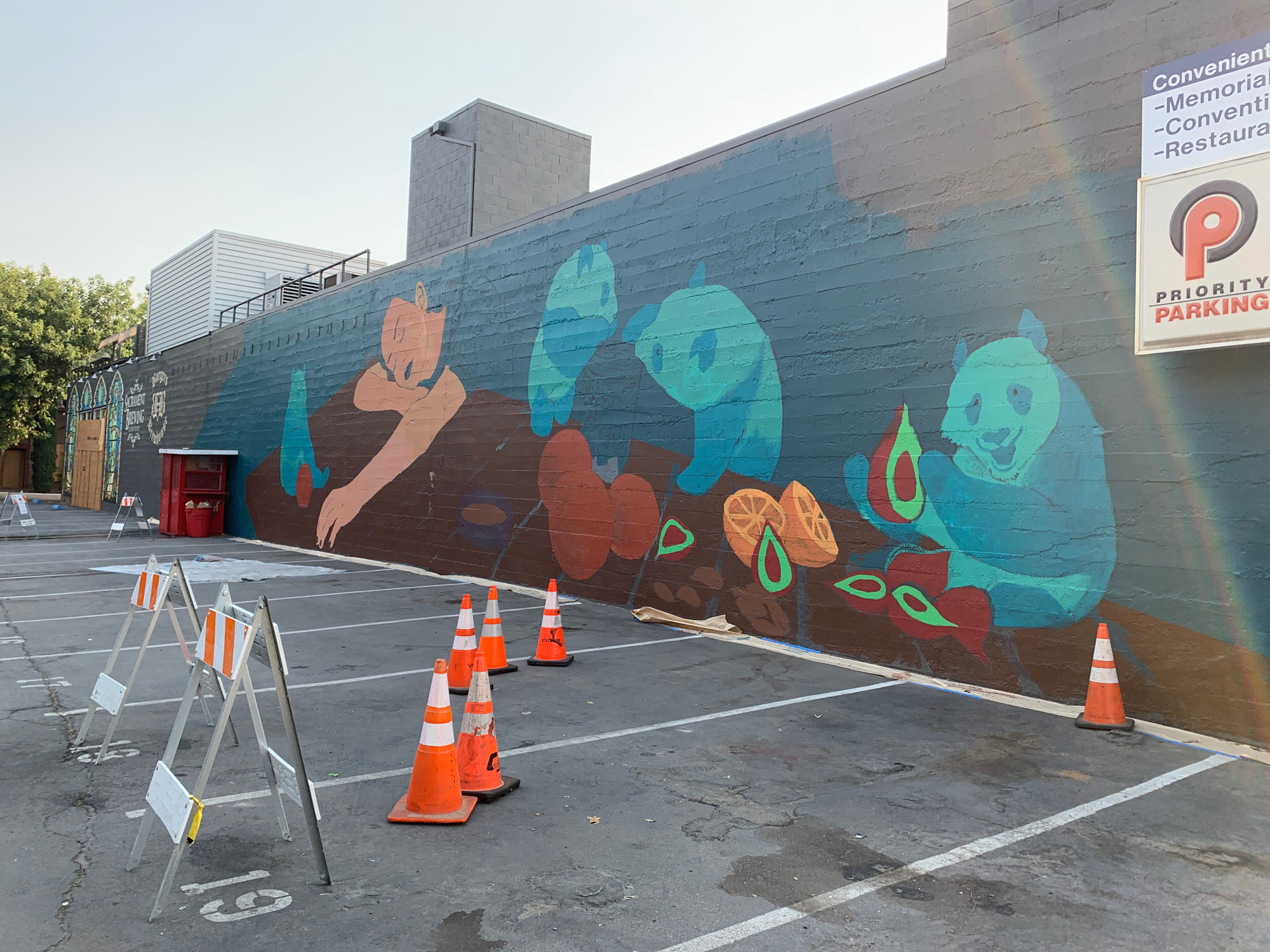 mural in Sacramento by artist MJ Lindo.