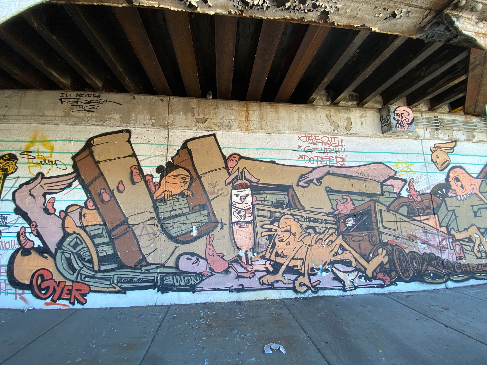 mural in Chicago by artist Uter.