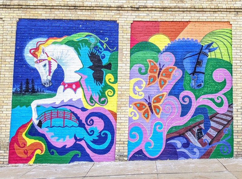 mural in Stoughton by artist unknown.