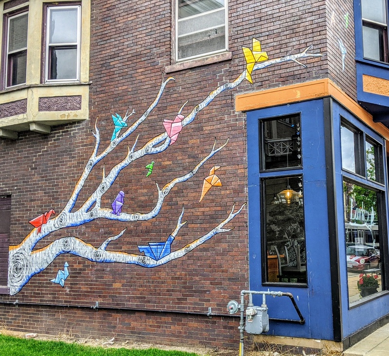 mural in Stoughton by artist unknown.