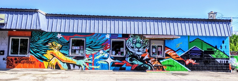 mural in Madison by artist unknown.