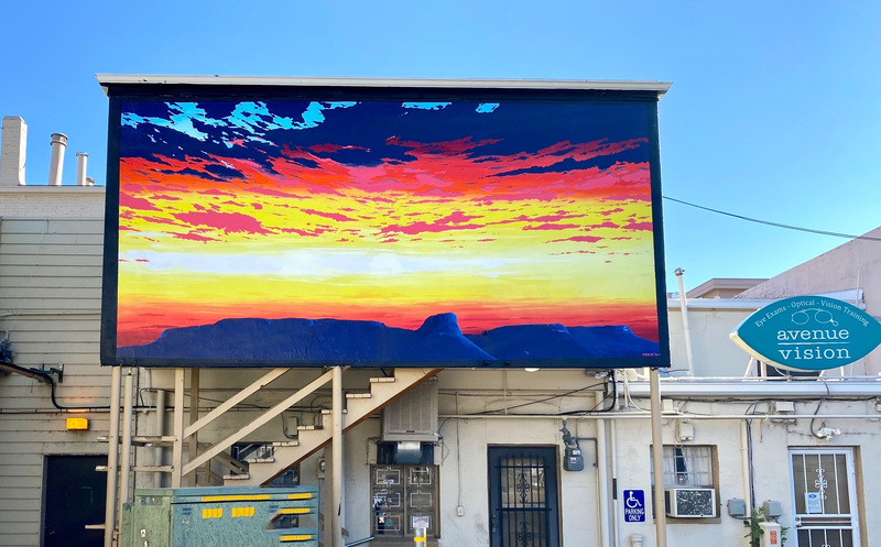 mural in Golden by artist unknown.