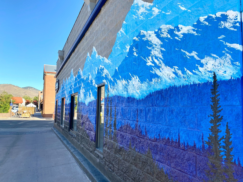 mural in Golden by artist unknown.
