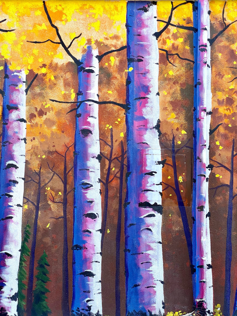 mural in Golden by artist unknown.