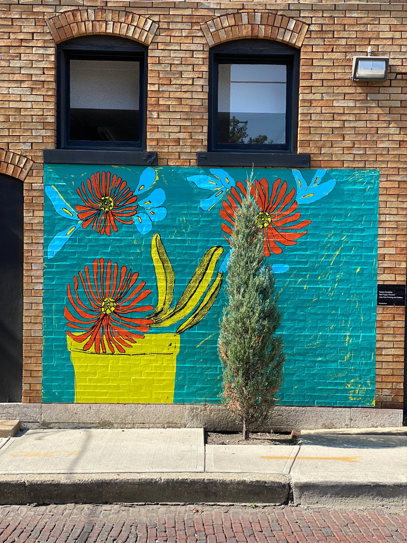 mural in Columbus by artist unknown.