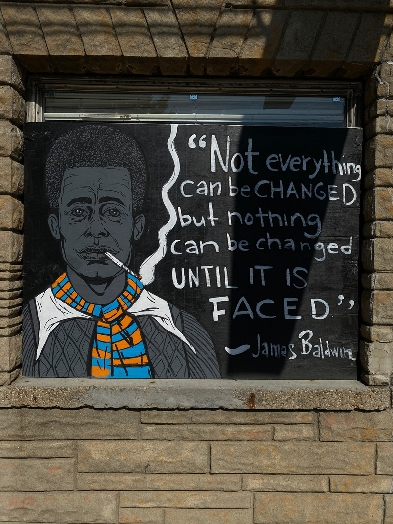 mural in Columbus by artist unknown.