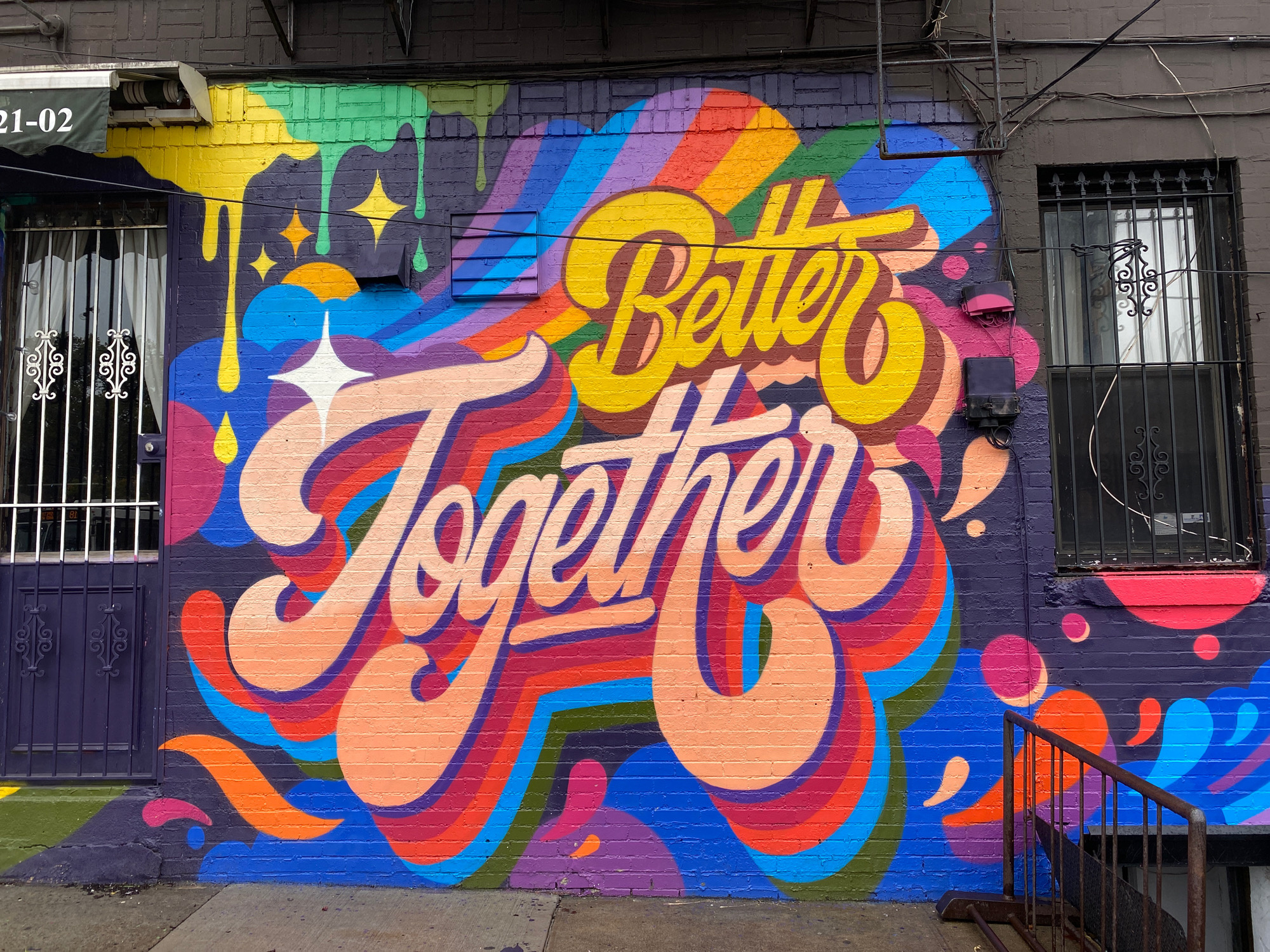 mural in Queens by artist Queen Andrea.