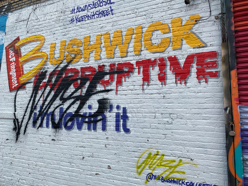 mural in Queens by artist unknown.