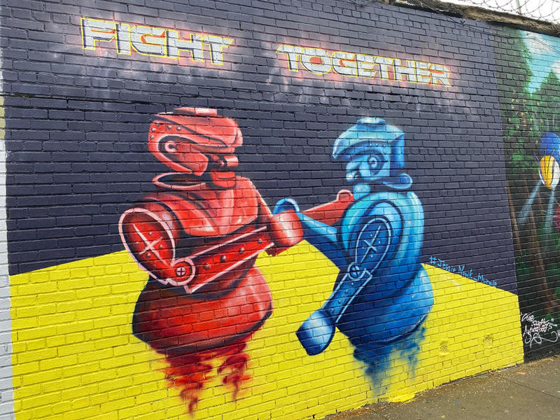 mural in Queens by artist unknown.