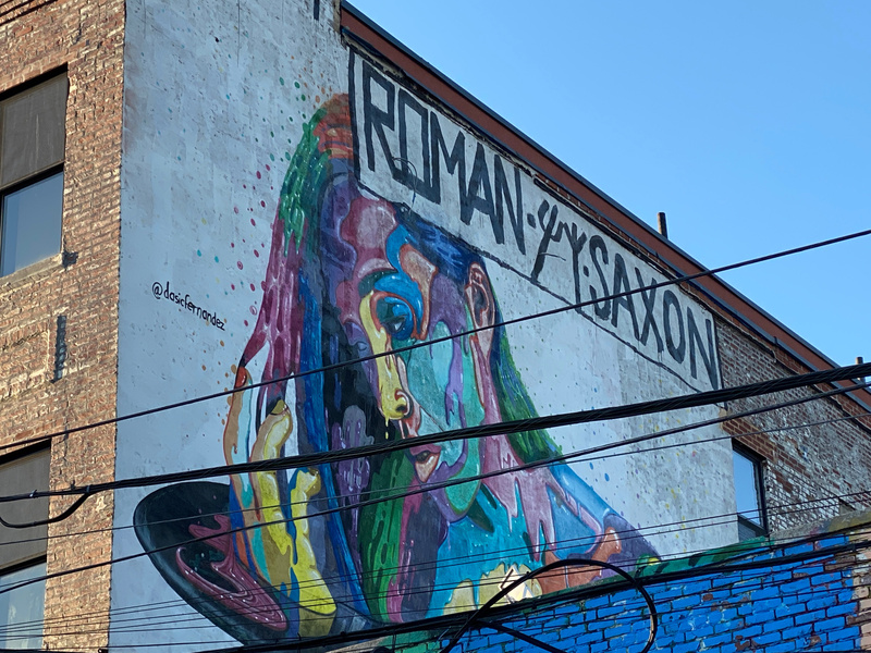 mural in by artist unknown.