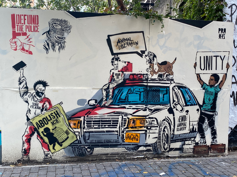 mural in New York by artist unknown.