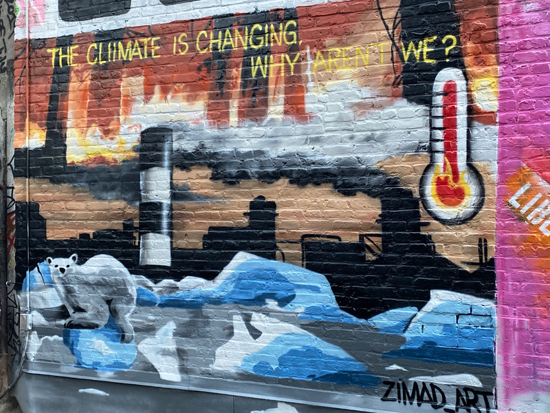 mural in New York by artist unknown.