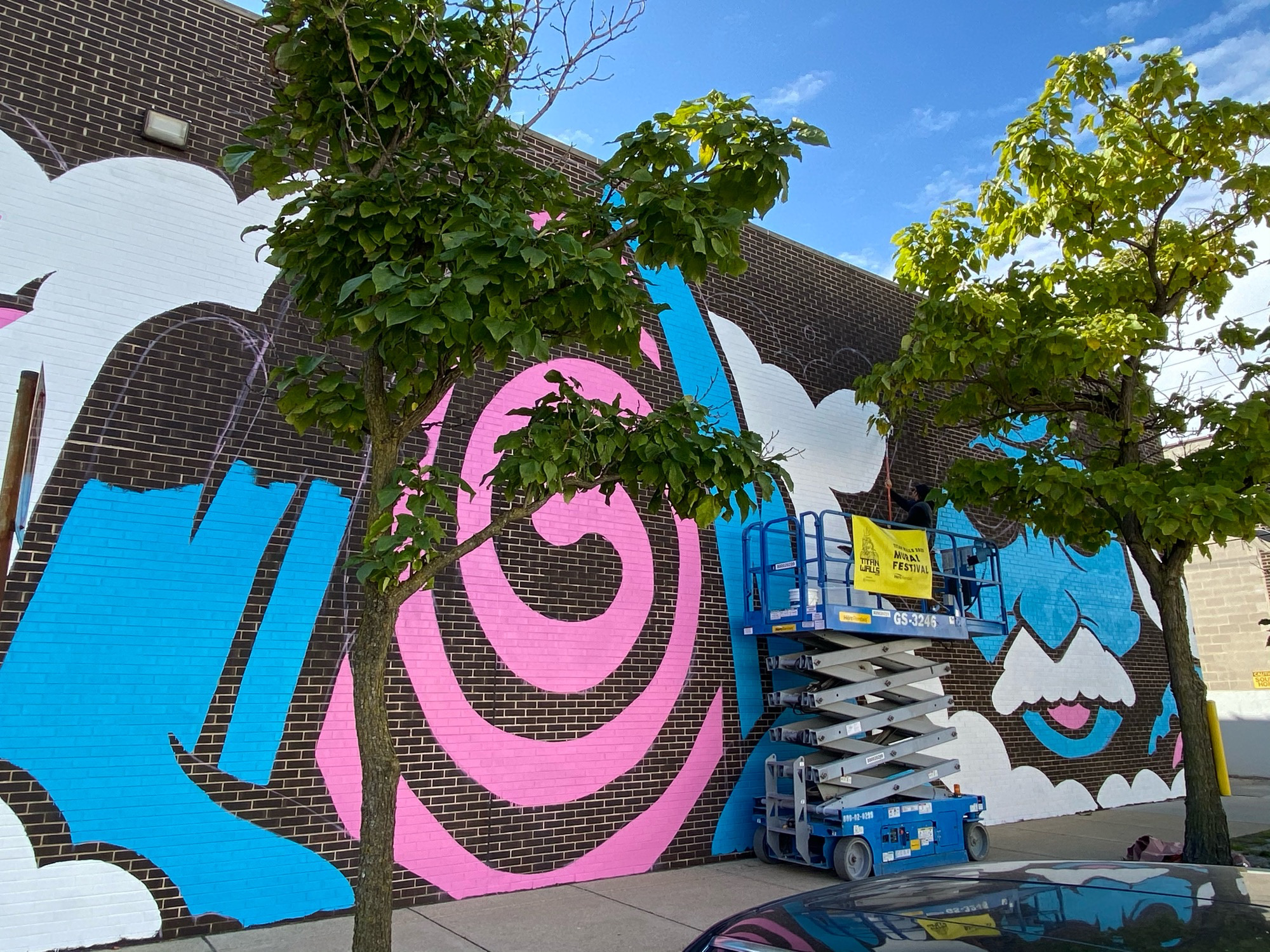 mural in Chicago by artist David Zimmerman.