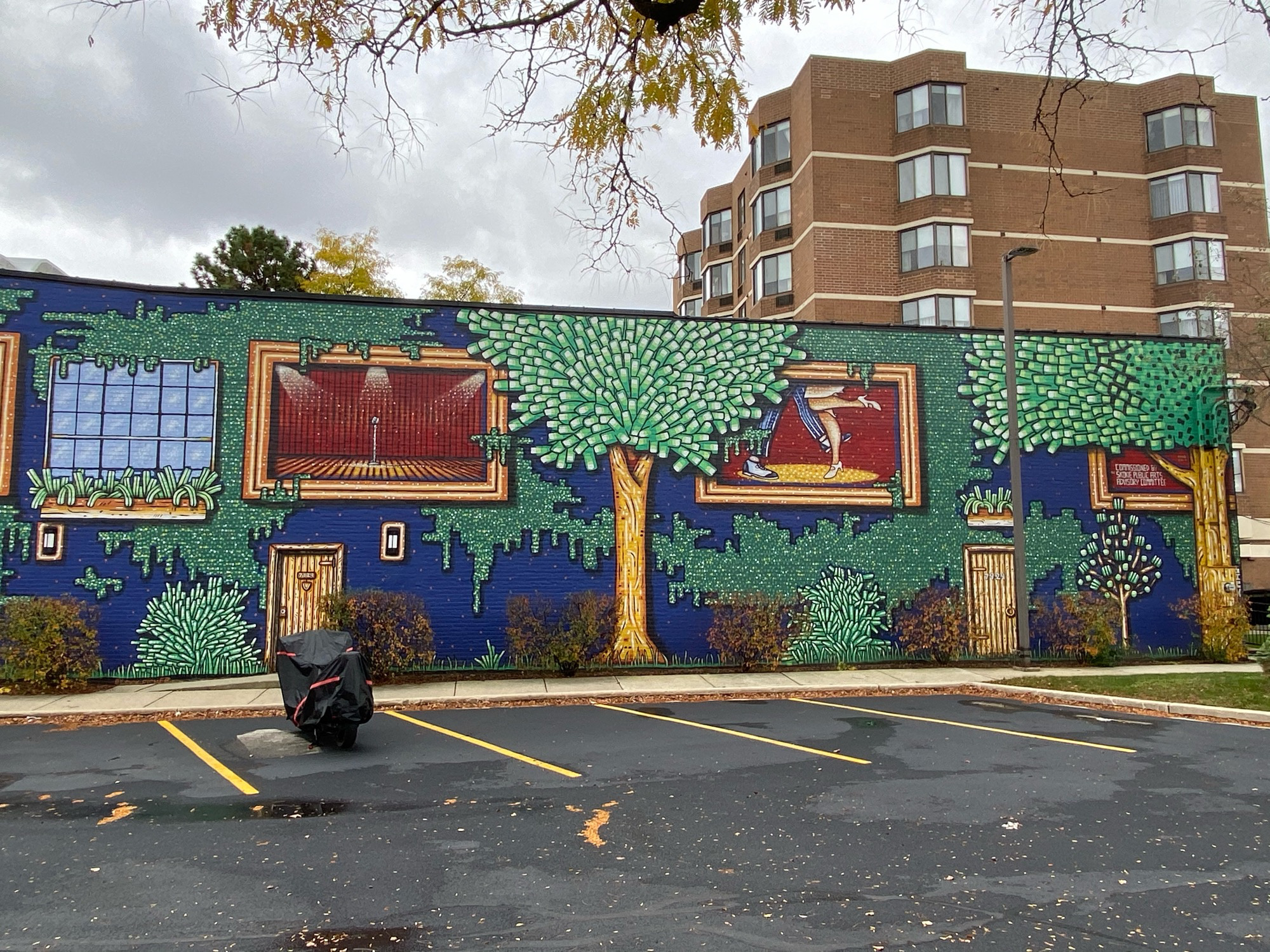 mural in Skokie by artist Sick Fisher.