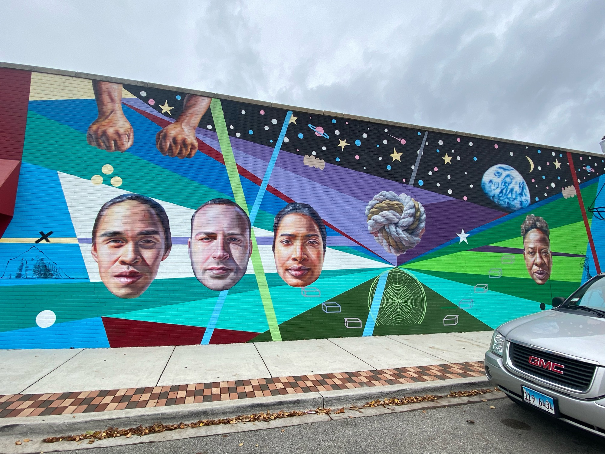 mural in Skokie by artist Jeff Zimmermann.