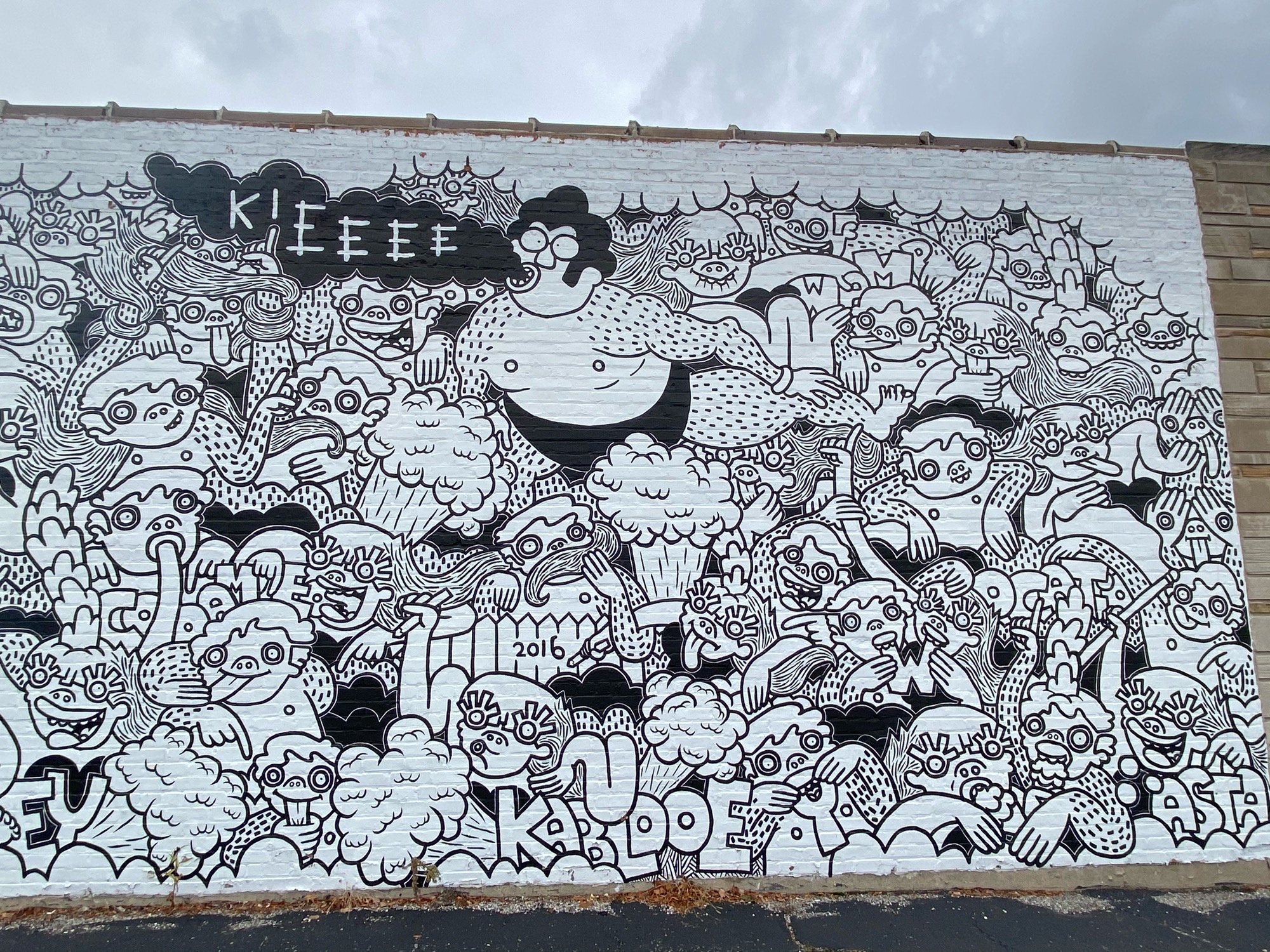 mural in Skokie by artist Lauren Asta.