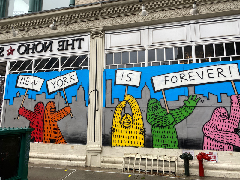 mural in New York by artist unknown.