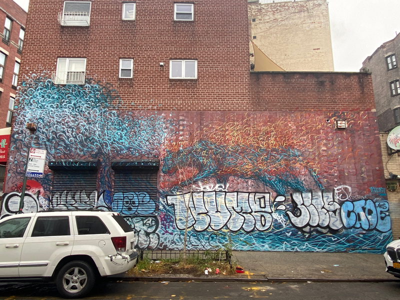 mural in New York by artist unknown.