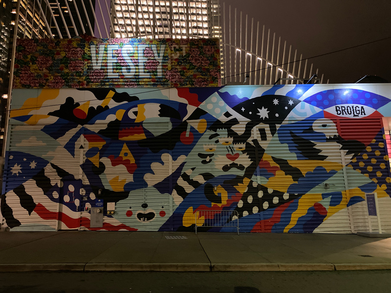 mural in New York by artist unknown.