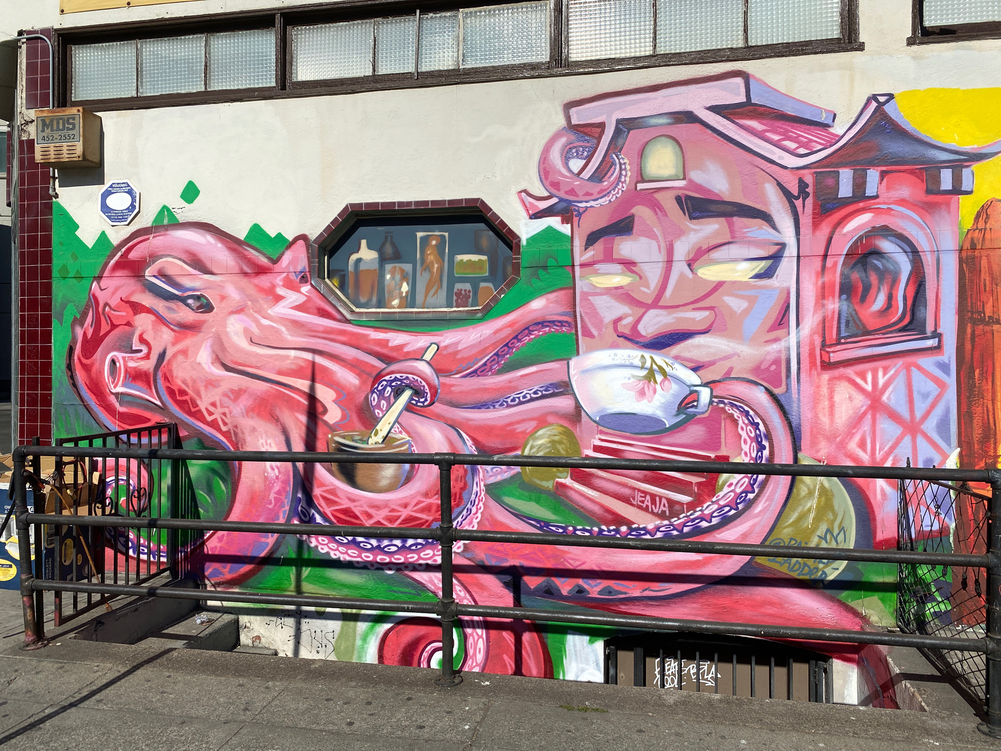 mural in Oakland by artist Painted Ladder.