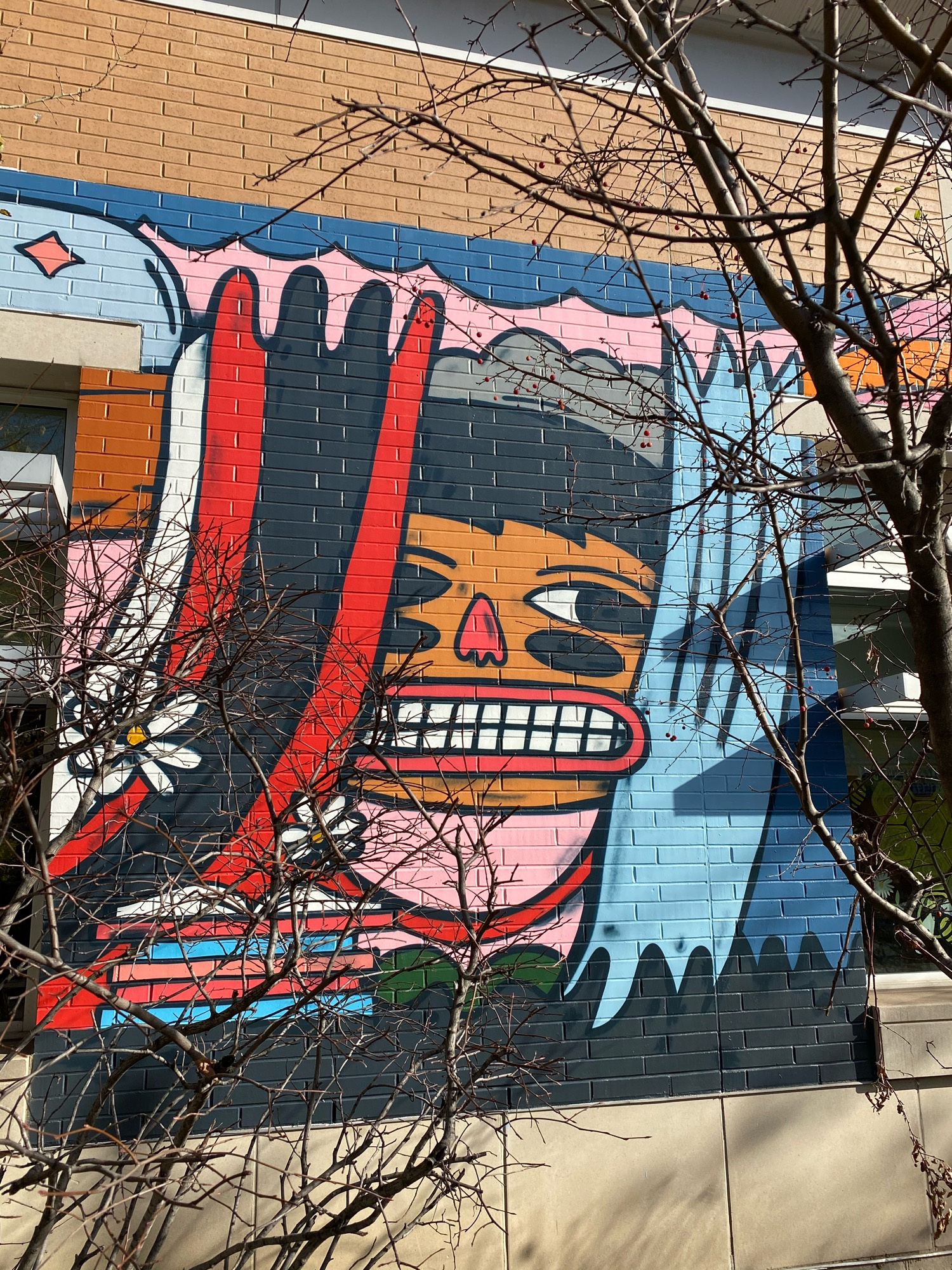 mural in Chicago by artist Sentrock.