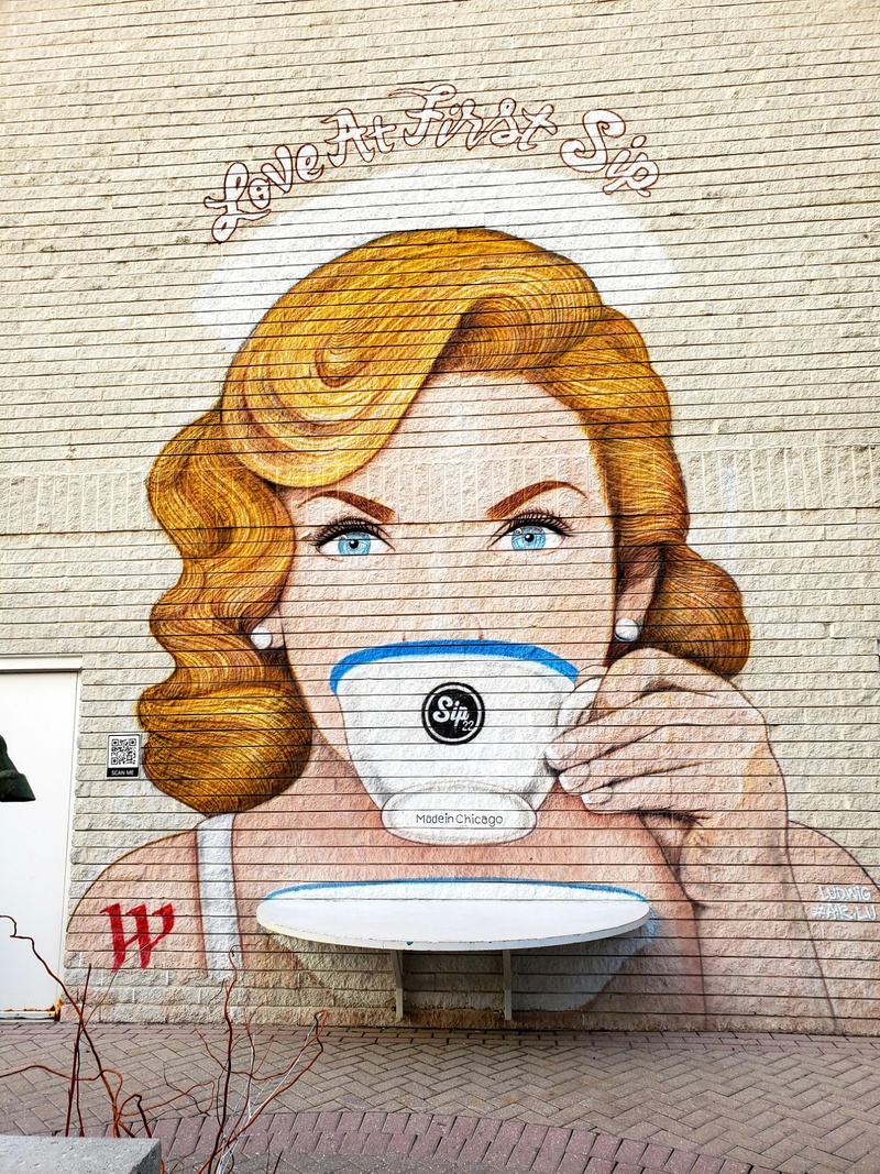 mural in Skokie by artist unknown.