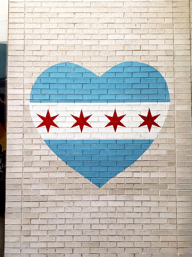 mural in Skokie by artist unknown.