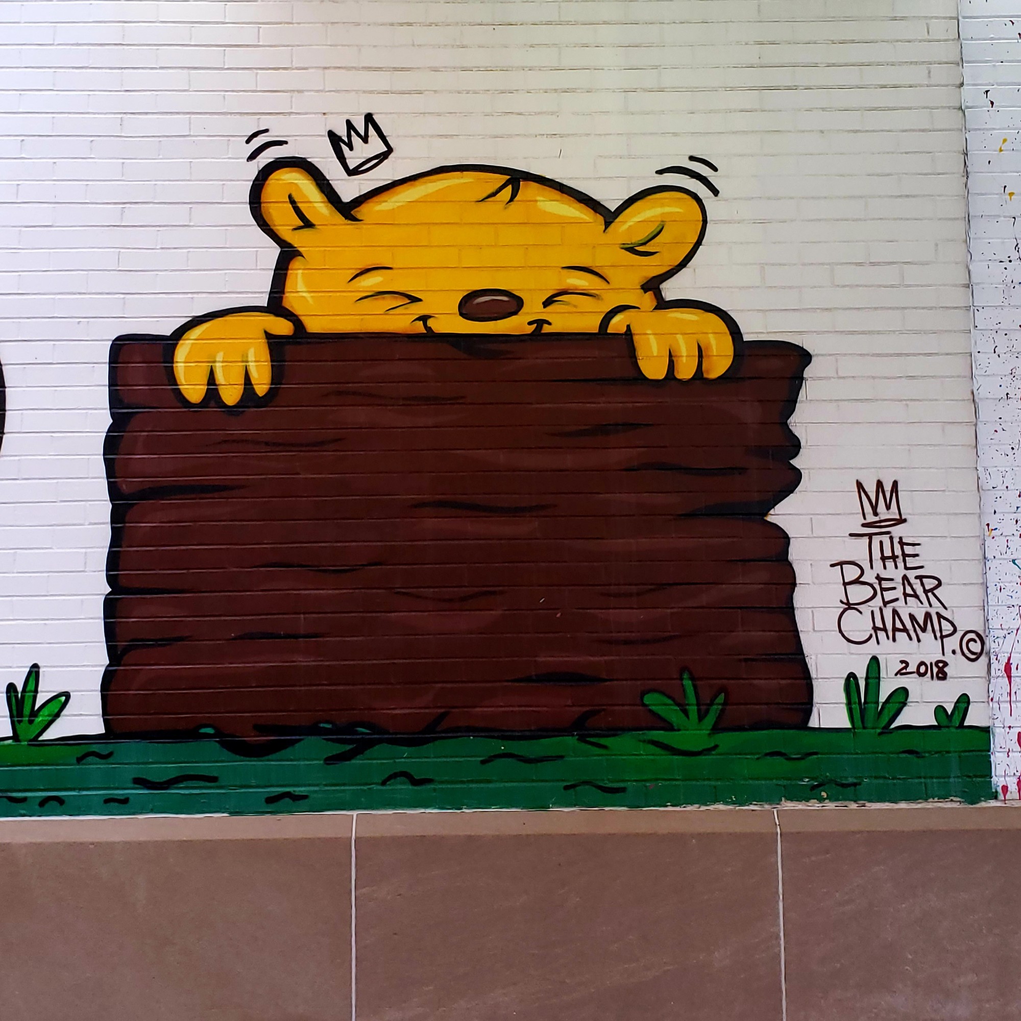mural in Skokie by artist The Bear Champ.