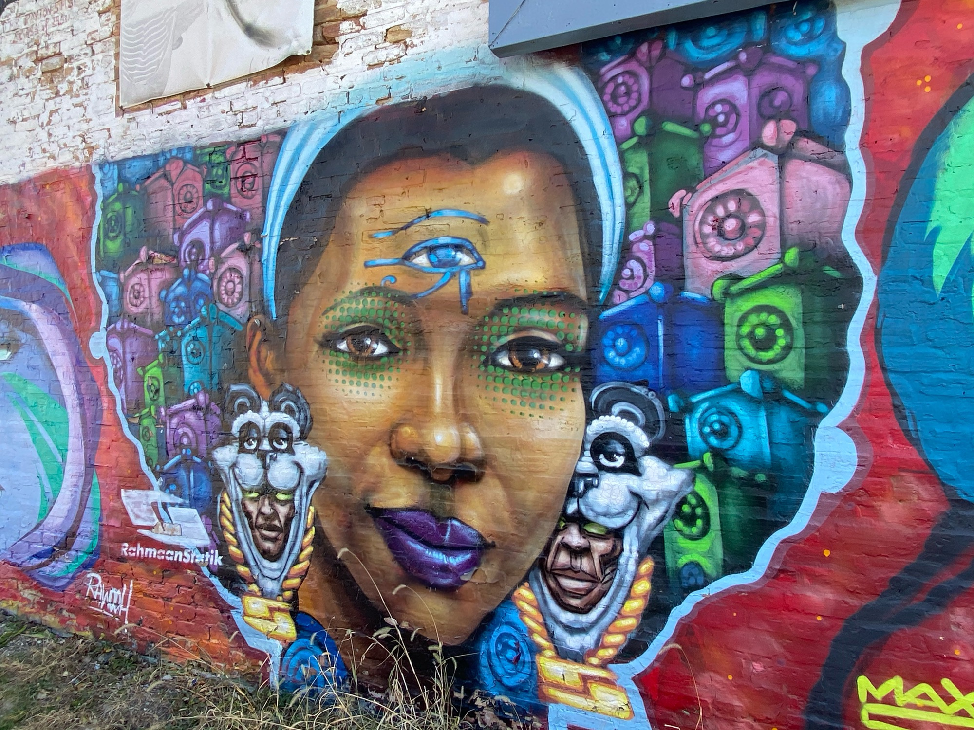 mural in Chicago by artist Rahmaan Statik.