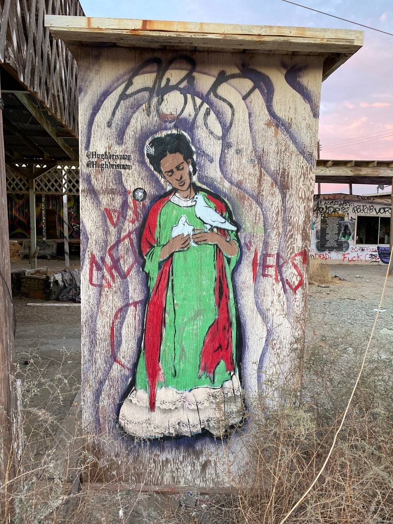 mural in Niland by artist unknown.