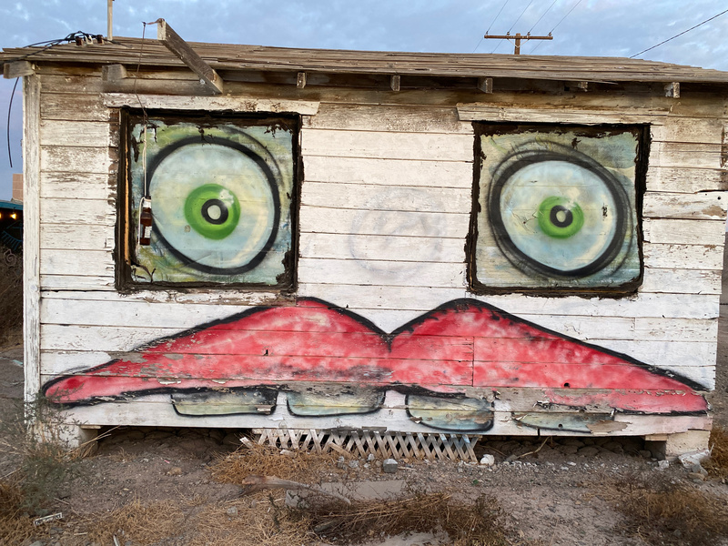 mural in Niland by artist unknown.