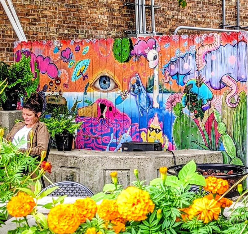 mural in Milwaukee by artist unknown.