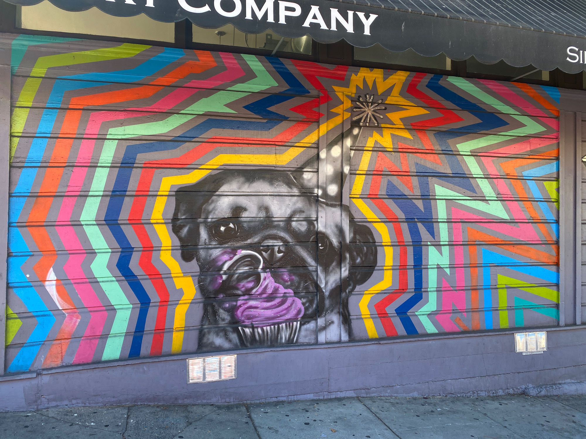 mural in San Francisco by artist unknown.