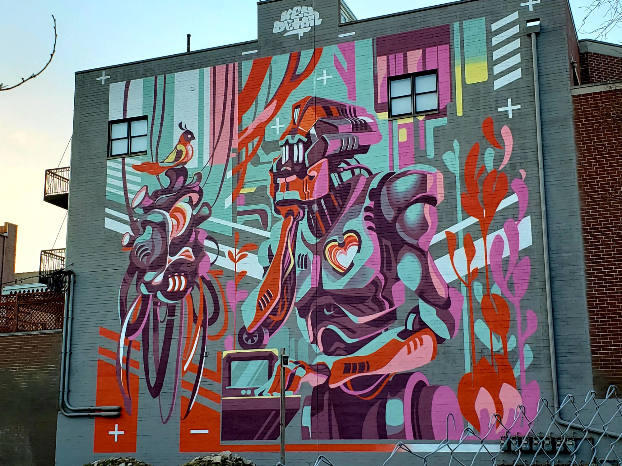 mural in Chicago by artist KEY DETAIL.