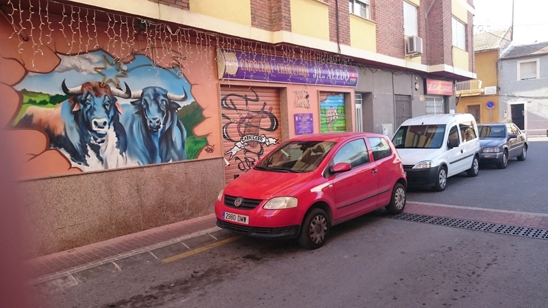mural in San Fulgencio by artist unknown.