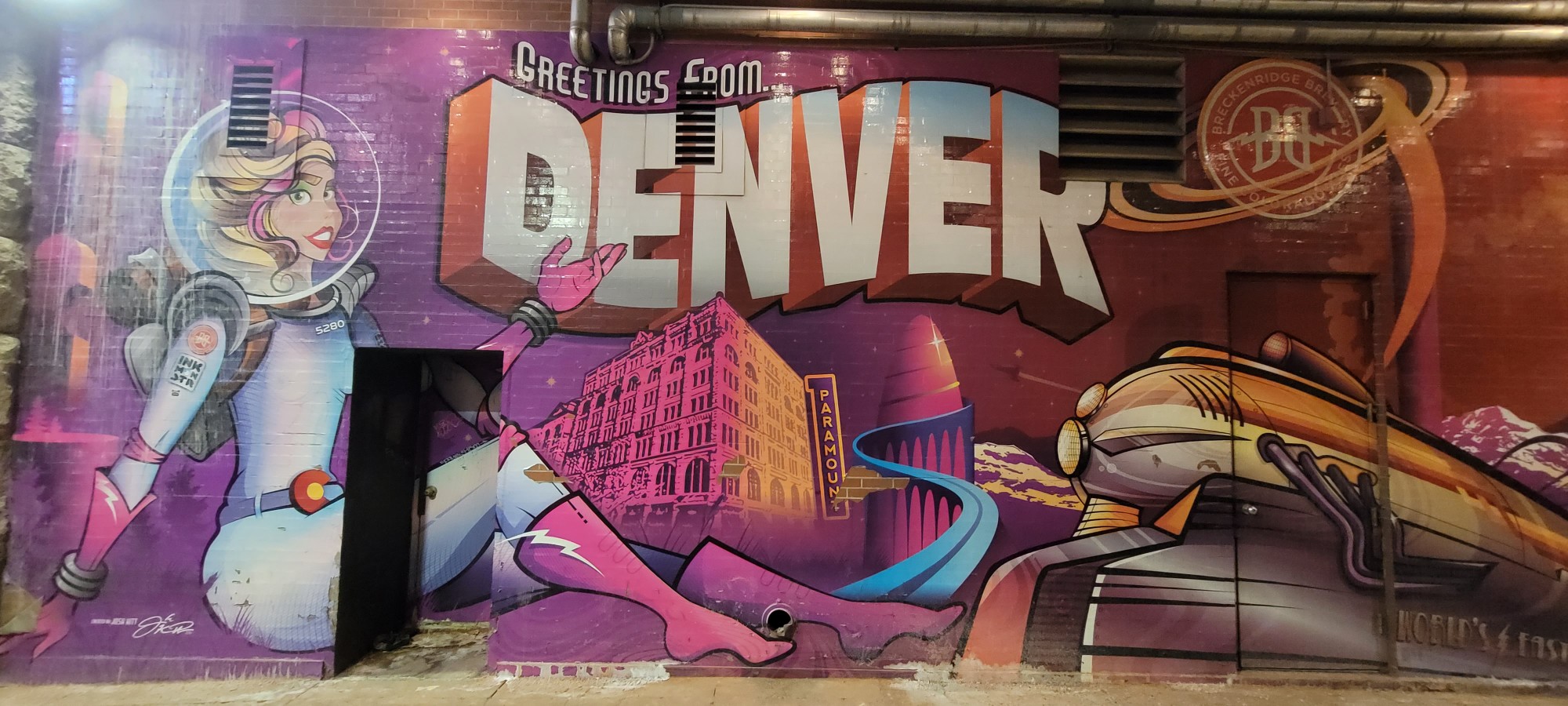 mural in Denver by artist unknown.