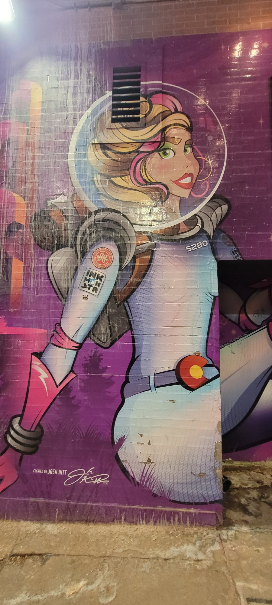 mural in Denver by artist unknown.