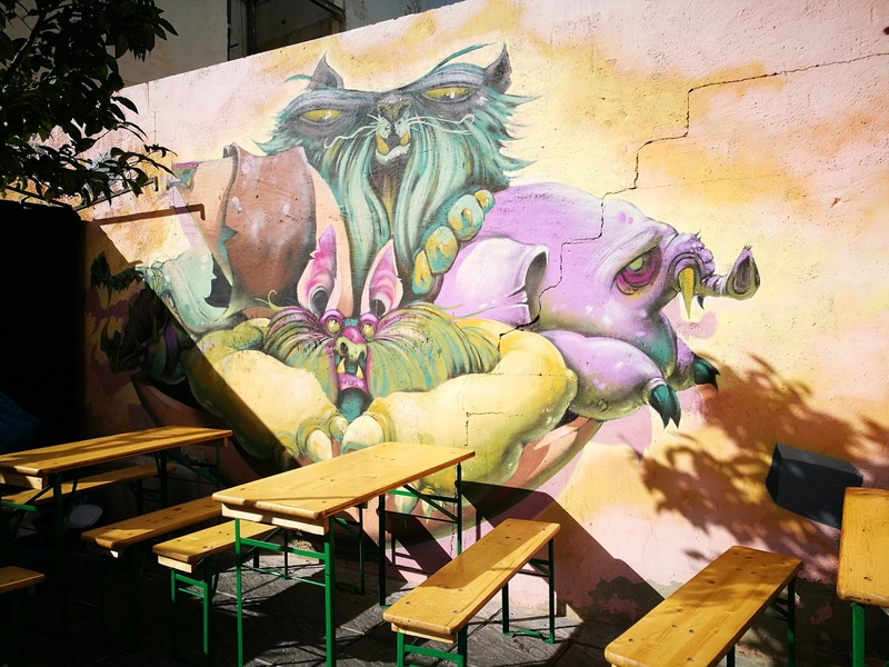 mural in Orihuela by artist unknown.